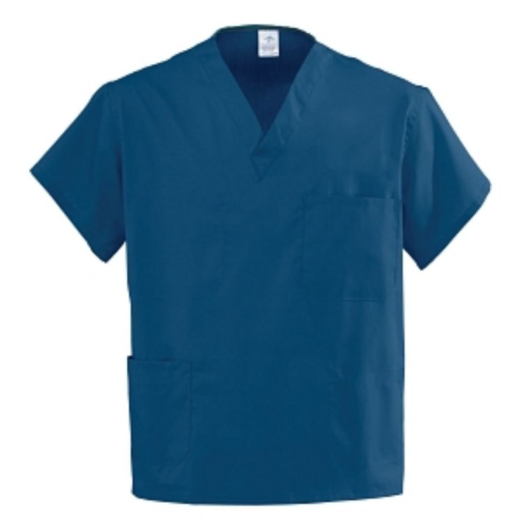 Two-Pocket Reversible Unisex Scrub Tops