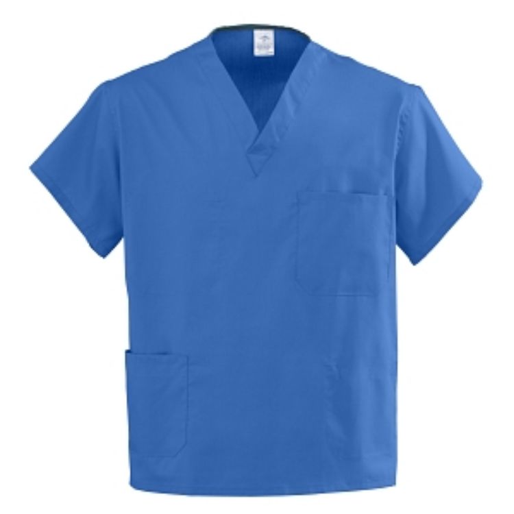 Two-Pocket Reversible Unisex Scrub Tops