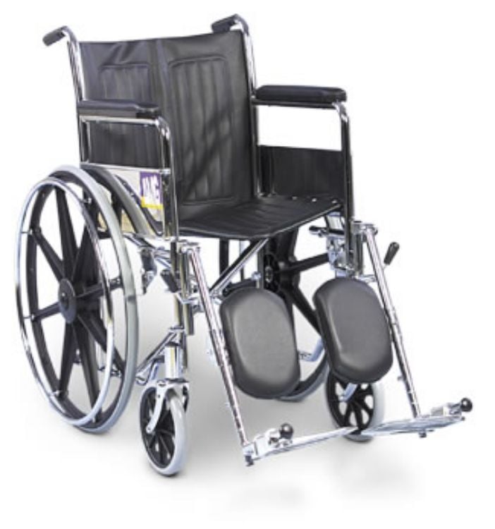 Airgo Procare Ic Wheelchair, 16", Fixed Arms, Det. Elev. Legrests