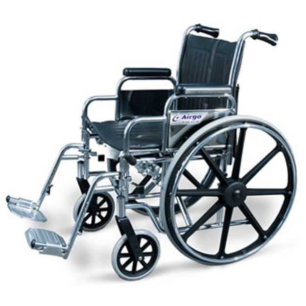 Airgo Procare Ic Wheelchair, 20", Det. Desk Arms, Det. Footrests