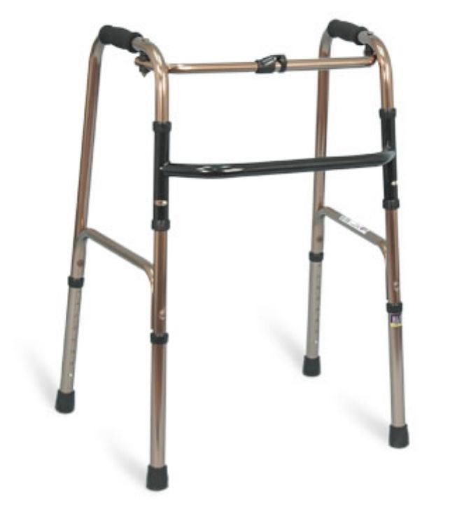 Airgo folding Walker, Adult, Bronze, Height Adj. 31" - 36"