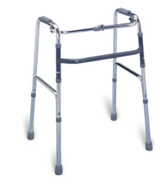 Airgo folding Walker, Adult, Silver, Height Adj. 31" - 36"