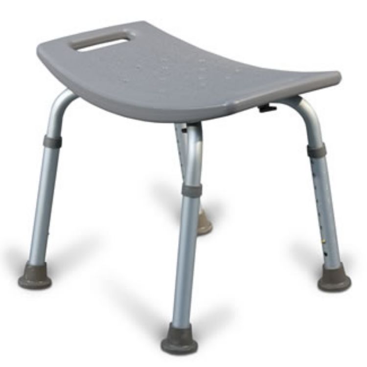 Aquasense Adjustable Bath Seat, Without Back, Taupe