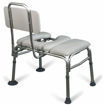 Aquasense Padded Transfer Bench W/ Commode Opening