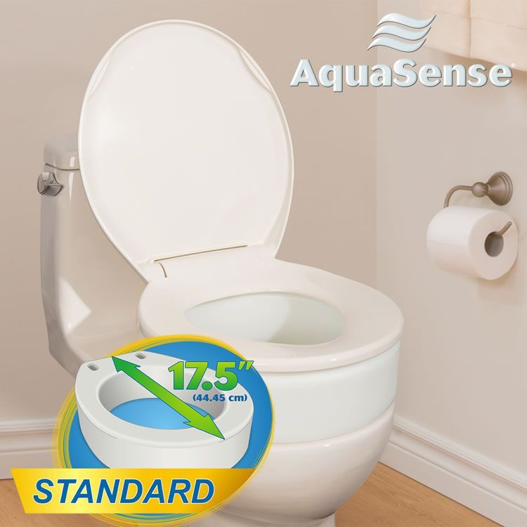 Aquasense Toilet Seat Riser, Regular