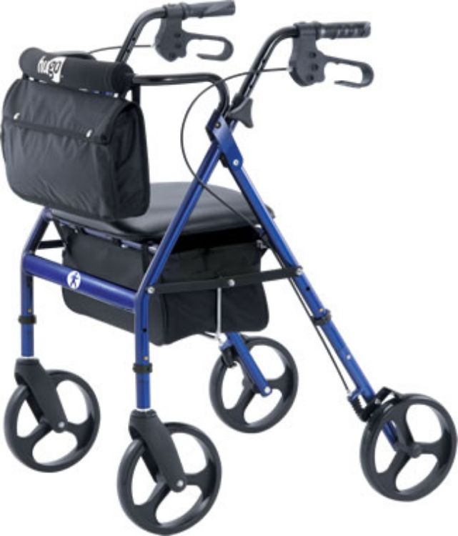 Hugo Elite Rollator, Pacific Blue