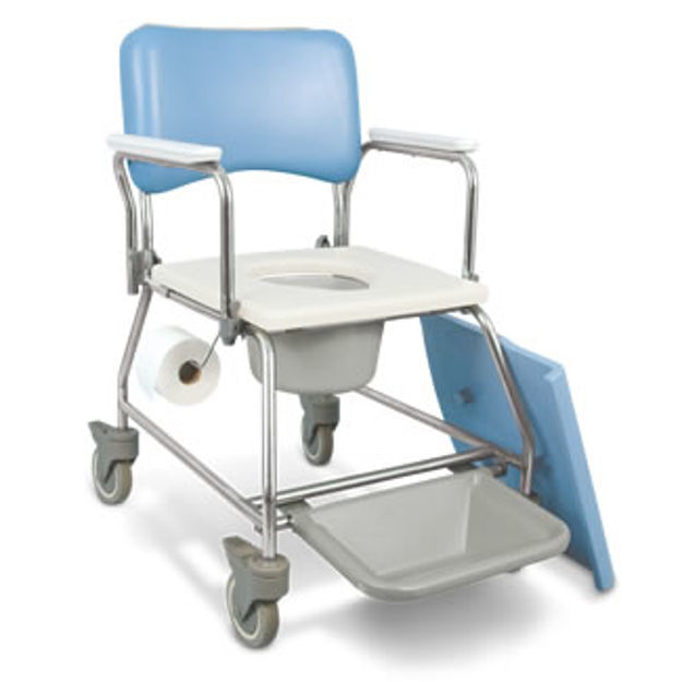 Medpro Aquacare Shower Commode With Swivel Armrests