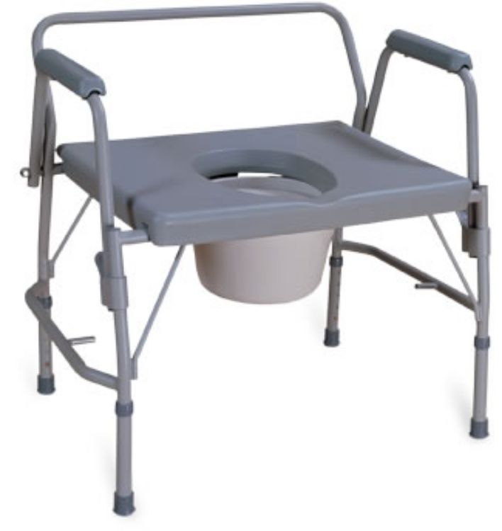 Bariatric Drop Arm Commode