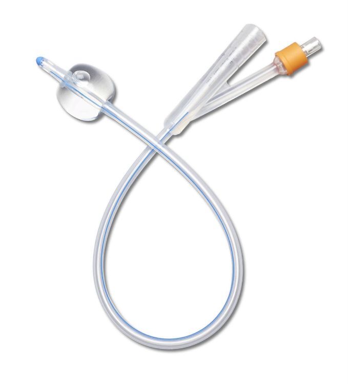 Catheter Foley 100%  Silicone 18fr  30cc