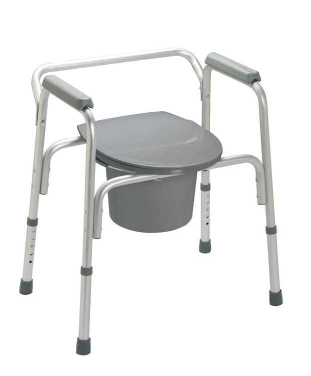 Commode  3 In 1 Alum Folding