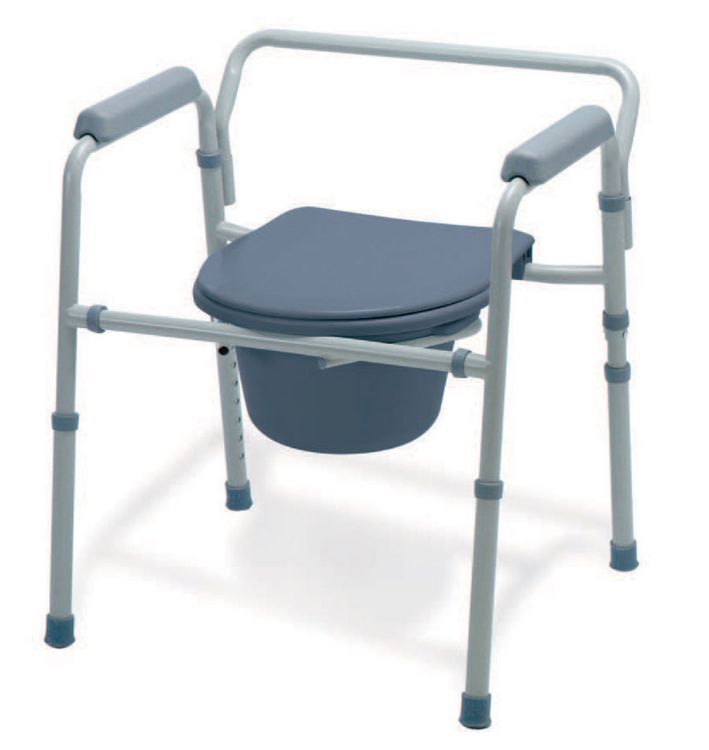 Commode  3 In 1 Steel Folding