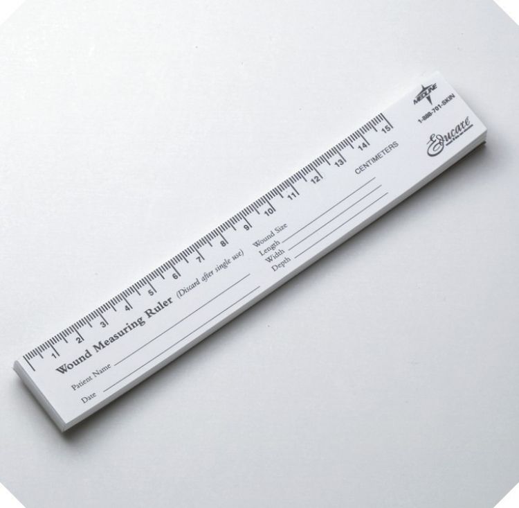 Educare  Wound  Ruler(Paper) 25 -Pad