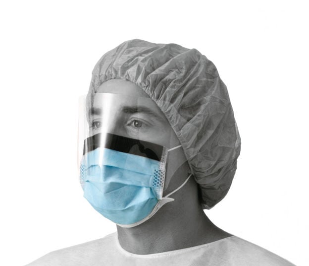 Face   Mask Shield Blue Fog-Free Earloops (OUT OF STOCK !)
