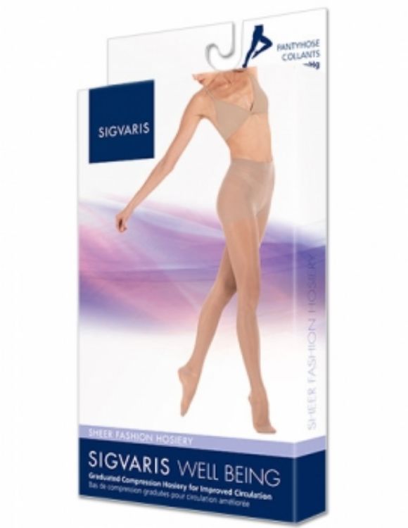 Sigvaris Sheer Fashion Closed Toe– Women (15-20 Mmhg)-Pantyhose