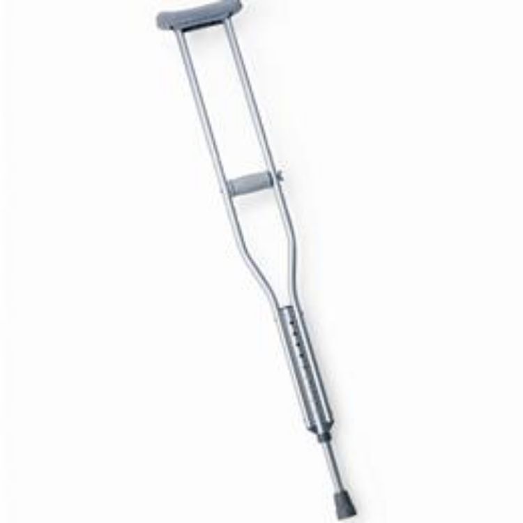 Crutch Latex-Free Alum Adult  Med  300lb