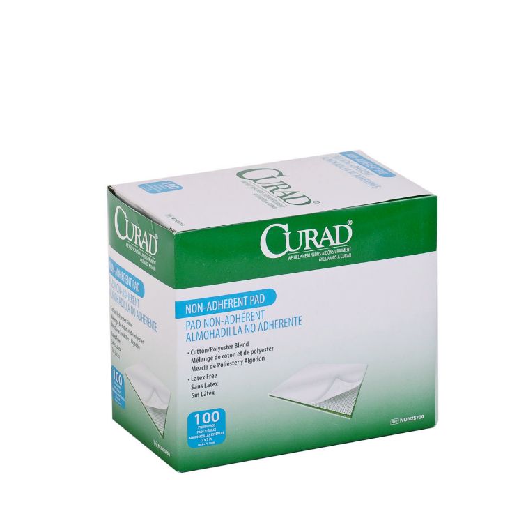 Pad    Non-Adherent Strl Lf 2"x3" 1 -Pk