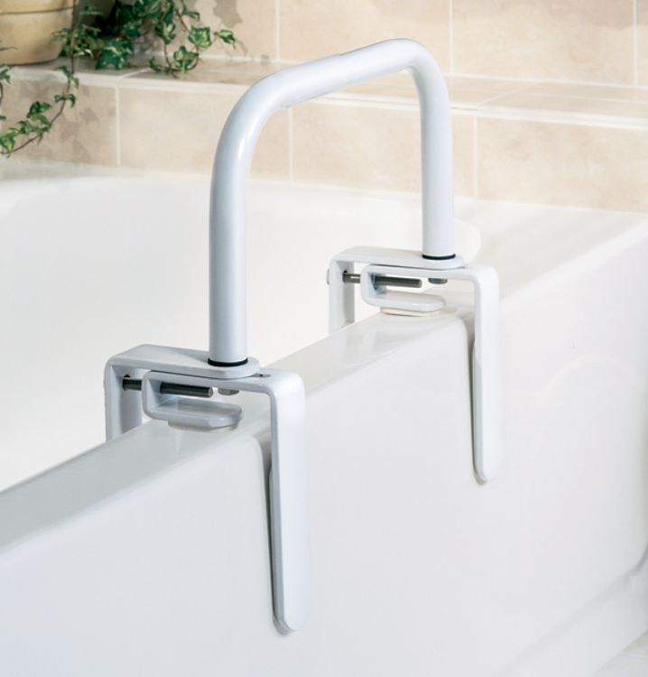 Rail  Bathtub 8x11" White  