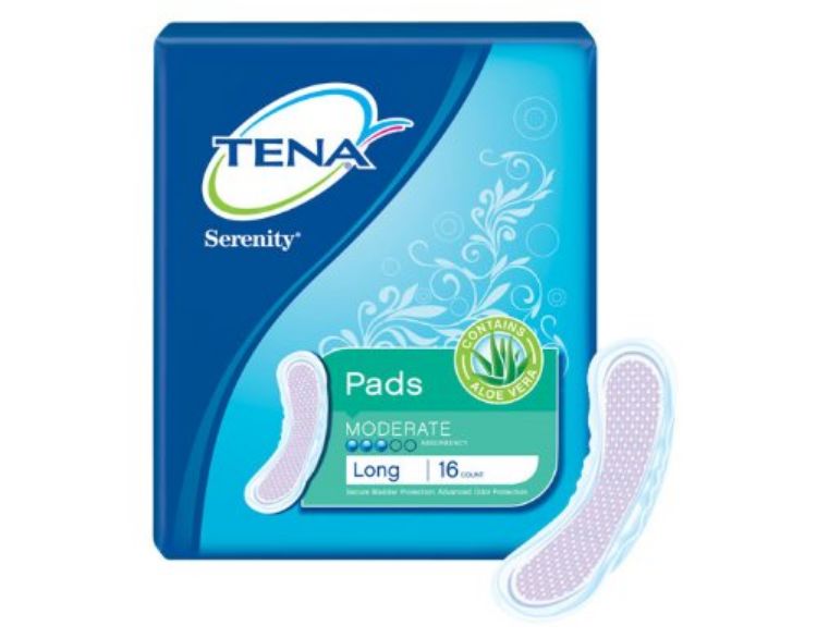 Tena Pads Moderate Aloe Vera Long