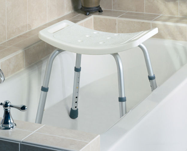 Shower Chair Kd W O Back Guardian Medline