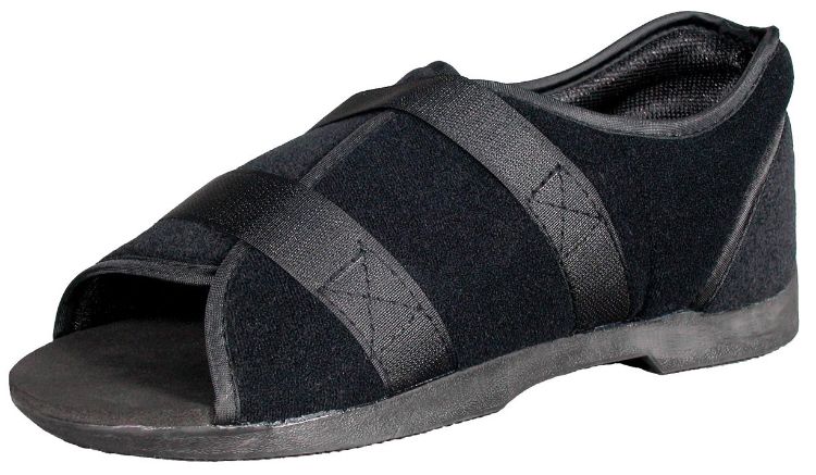 Softie Surgical Shoe Black Mens Or Womens