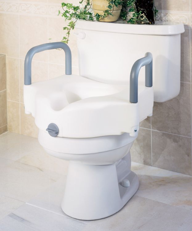 Toilet Seat  Raised  Locking