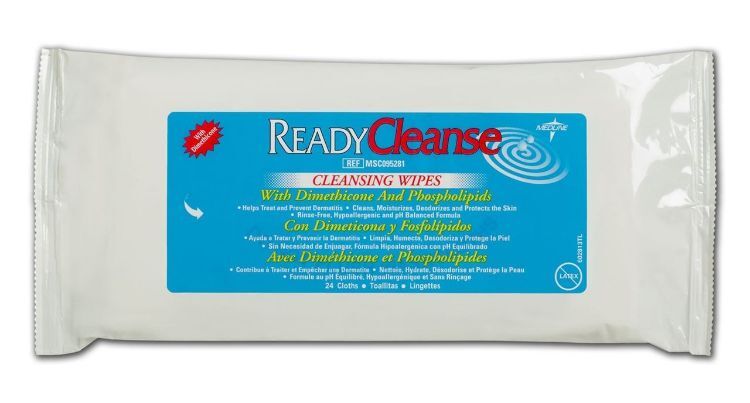 Wipe Readycleanse 9x13 Dimethicone 24pk