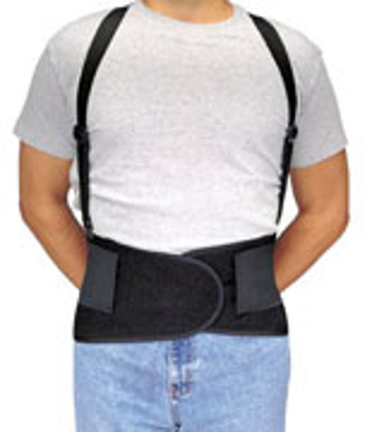 Industrial Back W/Removable Suspenders (Black/White Only)  Xxlarge