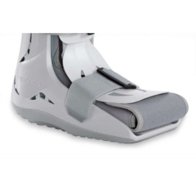 Aircast Toe Cover with flexible polycarbonate shell and soft nylon foam for walking braces