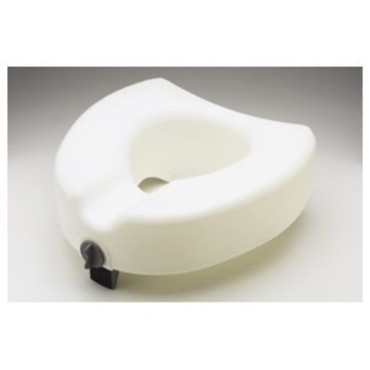 Toilet Seat  Raised 5"  Locking  Guardia