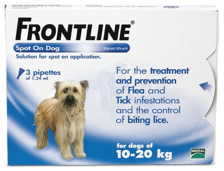 Frontline Spot On for Medium Dog (23-44 lbs,6 tubes) Brand