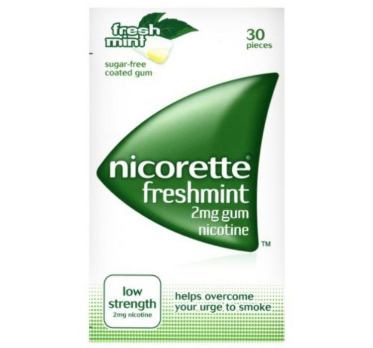 Nicorette Gum (Fresh Mint 2mg 30 pcs)