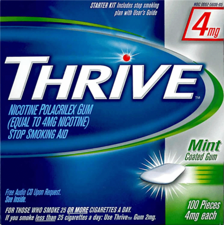 Thrive Gum Nicotine Fruit Explosion 2mg