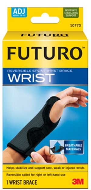 3M Futuro Adjustable Reversible Splint Wrist Brace 
