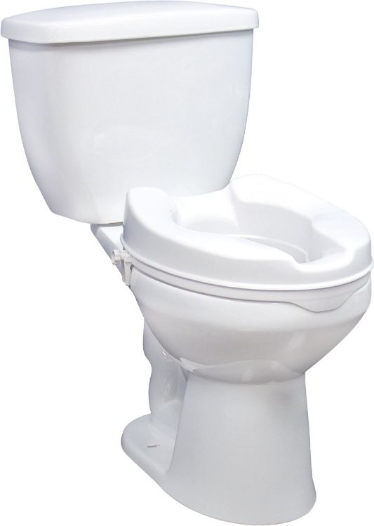 Raised Toilet Seat 6" without Lid, 1 c/s, RTL