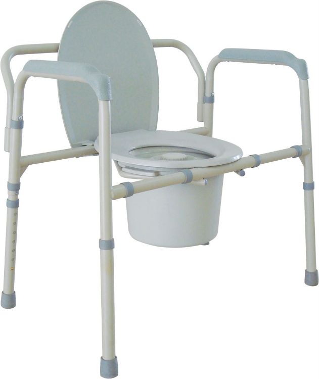 Bariatric Folding Commode, Deep Seat 1 c/s