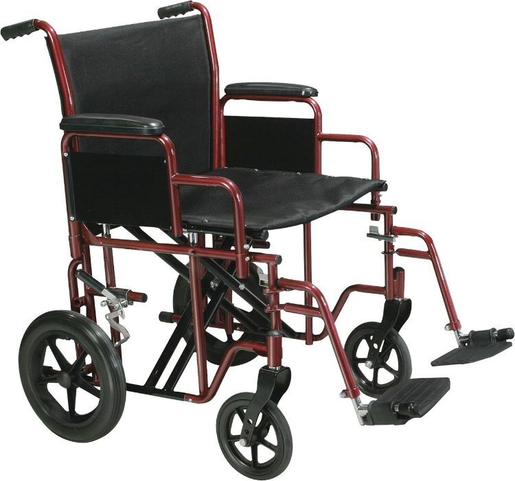 Bariatric Steel Transport Chair 1 c/s