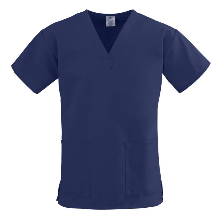 ComfortEase Ladies V-Neck Two-Pocket Scrub Tops