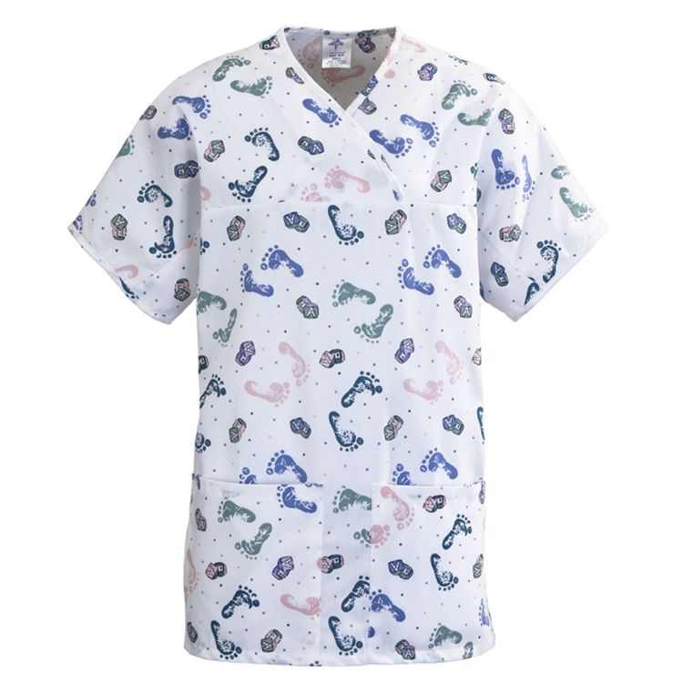 ComfortEase Ladies Expandable Tunic Scrub Tops