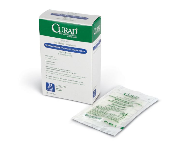 CURAD Sterile Oil Emulsion Gauze 