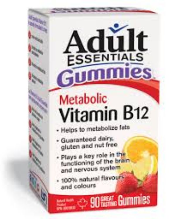 Adult Essentials Gummies Metabolic Vitamin B12 ** NOT AVAILABLE **