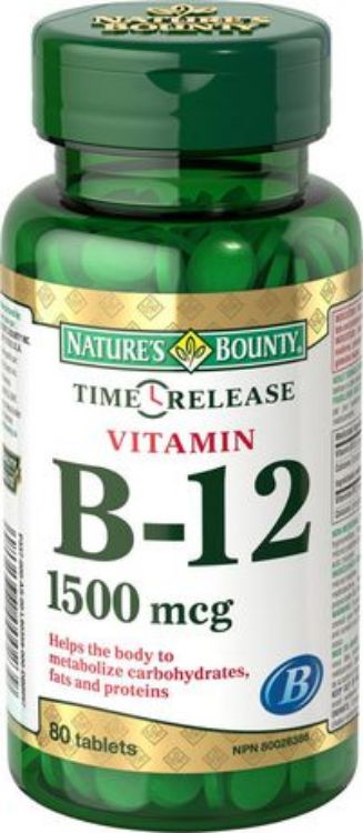 Nature'S Bounty B12 1500Mcg Time Release 