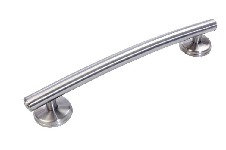 16" Transitional Curved Grab Bar (Polished Chrome)