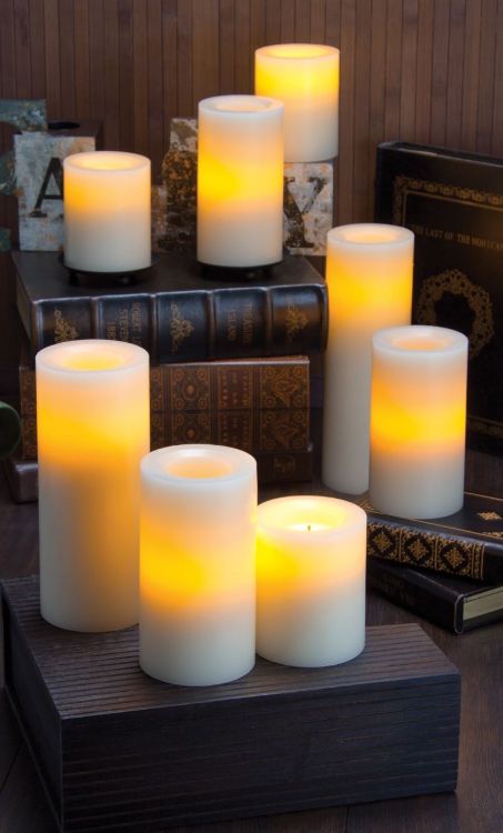 LED Flameless Candle - 4" (10cm) Wax Candle