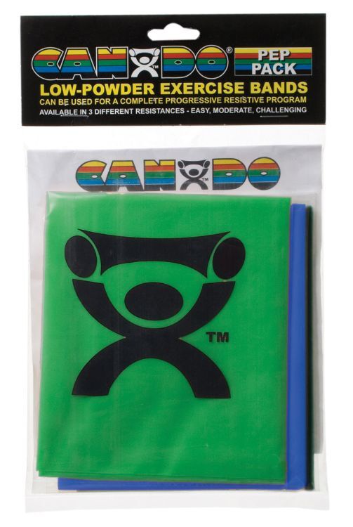Cando Band Pack:  Moderate (green, blue, black)