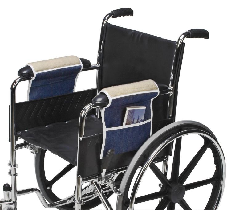 DMI Fleece Armrests with Pouches