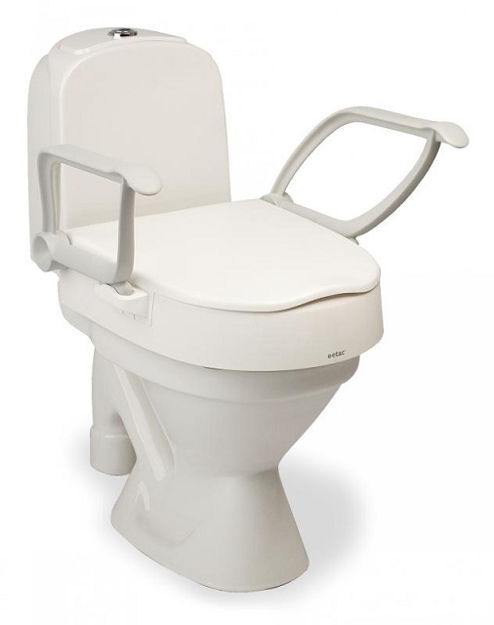 Cloo Toilet Seat Raiser - Seat Raiser with Arms