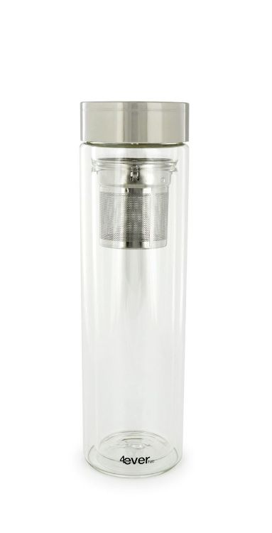 Glass Double Walled Tea Infuser - Clear