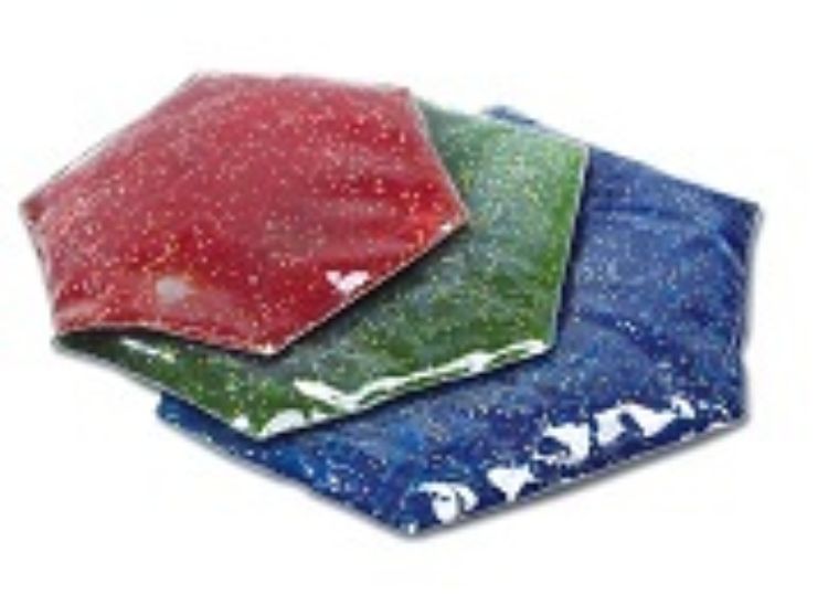 Weighted Lap Pads: Hexagon - Red