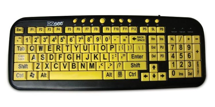 Low Vision Keyboard