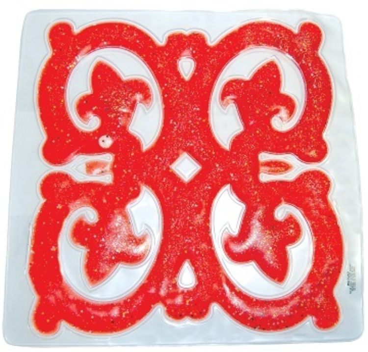 Light Box Gel-Maze Series: Quad Spade - Red 